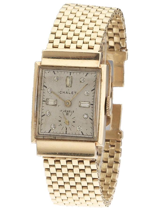 Chalet 14k gold on sale watch