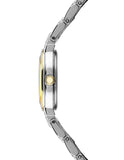 Seiko Womens Tressia Solar Diamond Watch - Mother of Pearl - Two-Tone Bracelet - SUP354A