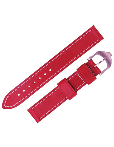 Victorinox Swiss Army Mens Caviler Replacement Strap - Red Leather - 20mm - 001347_10fec31d-1885-4db7-866c-6cee8cfd9c18