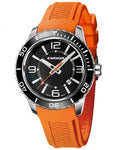 Wenger Mens Roadster - Orange Silicone Strap - Black Dial - Date - 100m - 01.0851.114