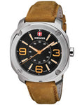 Wenger Mens Edge - Stainless Steel Case - Black Dial - Tan Suede Strap - 01.1051.102_98b410e5-d26b-4738-b50c-17a733cbf807