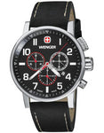 Wenger Mens Commando Chrono - Black Dial - Leather Strap - 100M WR - Date - 01.1243.104_3de8f0a1-cfd1-4b59-ad0c-f5353032d4e0