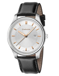 Wenger Mens City Classic - Silver-Tone Dial - Gold-Tone Accents - Black Strap - 01.1441.103_f83793fa-719a-497f-a8ca-a107aff2e22e