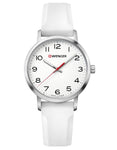 Wenger Womens Avenue Watch - White Dial & Strap - Stainless Steel - 100m - 01.1621.106_df5e6794-5d53-40ad-b99f-6d6725b2adc9