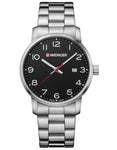 Wenger Mens Avenue Watch - Black Dial - Stainless Steel Bracelet - 100m - Date - 01.1641.102_46e9be8c-2308-4fb1-8e3f-ef0d05be249d