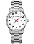 Wenger Mens Avenue Watch - White Dial - Stainless Steel - Bracelet - Date - 100m - 01.1641.104_7e8d7ec1-7691-45ca-a931-6091bfcd95e8