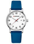 Wenger Mens Avenue Watch - White Dial - Blue Silicone Strap - Date - 100m - 01.1641.107_23d3796d-897a-4ec2-ba8c-257e37d0a460