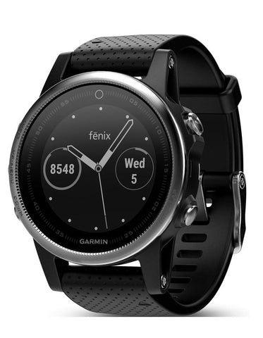 Garmin Fenix 5S Multisport GPS Watch - Black Silicone Strap - Smartwatch - 010-01685-02_57ad47f3-9676-42d3-b0d3-65166d01753a