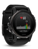 Garmin Fenix 5S Sapphire Multisport Smartwatch - Black - GPS - Wi-Fi Enabled - 010-01685-10C