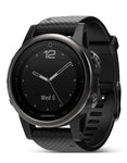 Garmin Fenix 5S Sapphire Multisport Smartwatch - Black - GPS - Wi-Fi Enabled - 010-01685-10