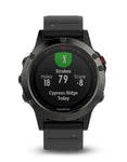 Garmin Fenix 5 Multisport Smartwatch - GPS - Slate Gray - Black Silicone Band - 010-01688-00A