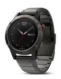 Garmin Fenix 5 Sapphire Multisport Smartwatch - Slate Gray - Metal Band- Wi-Fi - 010-01688-20