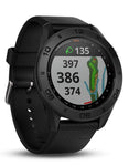 Garmin Approach S60 Golf Watch - Black Polymer -Black Silicone Band- Touchscreen - 010-01702-00B