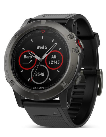 Garmin Fenix 5X Sapphire Multisport GPS Watch - Slate Gray - Black Band - Maps - 010-01733-00_61f116a3-d19a-4763-886f-36e0146f8cdc