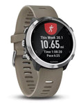 Garmin Forerunner 645 Smartwatch - GPS - Garmin Pay - Sandstone Silicone Band - 010-01863-01C