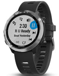 Garmin Forerunner 645 Music Smartwatch - GPS - Garmin Pay - Black Silicone Band - 010-01863-20