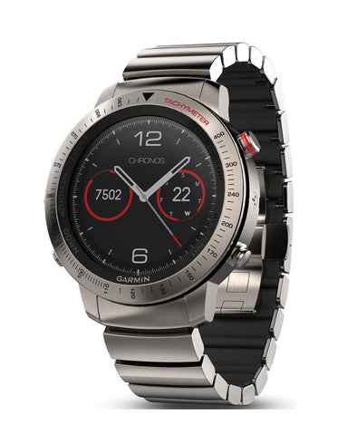 Garmin Fenix Chronos Luxury GPS Watch - Titanium - Bracelet - Smartwatch - 010-01957-01