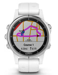 Garmin Fenix 5S Plus Sapphire Multisport Watch - Stainless Steel - Carrera White - 010-01987-00A_0a09e194-f1e4-495c-a1c5-50b0bc4350a9