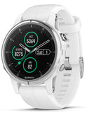 Garmin Fenix 5S Plus Sapphire Multisport Watch - Stainless Steel - Carrera White - 010-01987-00_466be17f-ec6b-4597-bd58-3b4f38887174