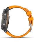 Garmin Fenix 5 Plus Sapphire Multisport Watch - Stainless Steel - Orange Strap - 010-01988-04B_50bbd54e-c354-48a9-aceb-1967bc777573