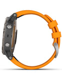 Garmin Fenix 5 Plus Sapphire Multisport Watch - Stainless Steel - Orange Strap - 010-01988-04B_50bbd54e-c354-48a9-aceb-1967bc777573