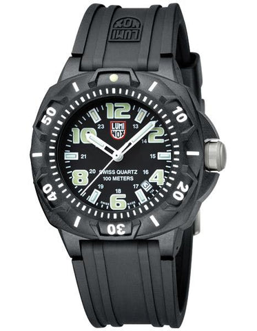 Luminox Mens Sentry Sports Watch - Black Dial & Strap - Luminous Hands & Markers - 0201.SL