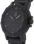 Luminox Mens Large Leatherback Sea Turtle Watch - All-Black - Strap - 100m - 0321.BOA