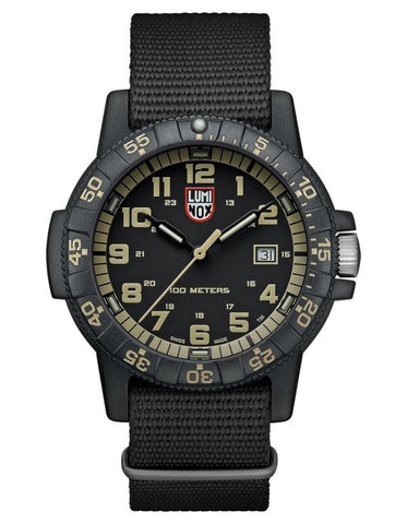 Luminox Leatherback Sea Turtle Giant Watch - Carbon Case - Webbing Strap - 100M - 0333