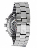 Movado Mens Datron Automatic Chronograph - Silver and Black - Stainless Bracelet - 0606365B