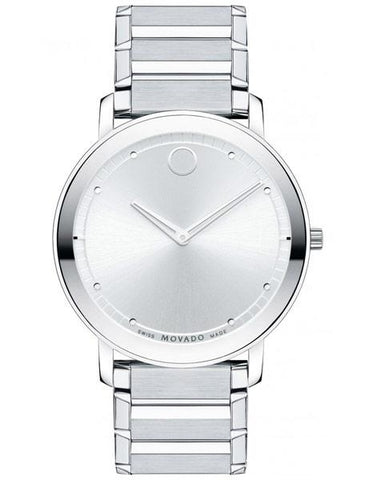 Movado Mens Sapphire Dress Watch - Stainless Steel Case – Silver Soleil Dial - 0606881_87359535-7e03-44a4-b8b7-eed2f534ea7a