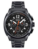 ESQ Movado Excel Chronograph - Black Dial - Black IP Case and Bracelet - 07301418