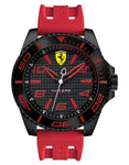 Scuderia FerrariXX Kers Watch - Black IP Case - Red Silicone Strap - 50 Meters - 0830308