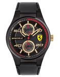 Scuderia Ferrari Speciale Multi - Day / Date - Black Dial  & Leather Strap - 0830418