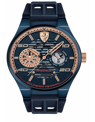 Scuderia Ferrari Speciale Watch - Blue Metal Tone - Day/Date - Silicone Bracelet - 0830459_f03aa337-5df7-420f-9f2e-954bc81a9aab