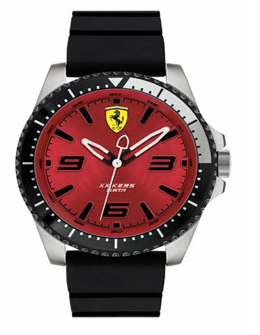 Scuderia Ferrari XX Kers Watch - Red Dial -  Stainless Steel - Black Silicone - 0830463_a711d831-4a35-4a97-998f-02ced176b722