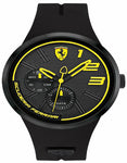 Scuderia Ferrari FXX TR90 Watch - Black Case - Black Silicon Strap - Sub-dials - 0830471