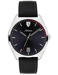 Scuderia Ferrari Mens Abetone Watch - Stainless Steel - Leather - Date - 0830501