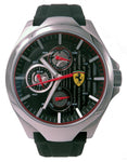 Scuderia Ferrari Aero Mens Watch - Stainless Steel - Black Chrono Dial -Silicone - 0830510