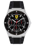 Scuderia Ferrari Aspire Watch - Stainless Steel - Black - Sub-dials - Silicone - 0830537_ed9616d2-ad5c-4b86-ba46-f76e72f54bf4