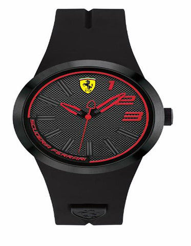 Scuderia Ferrari FXX Watch - Black TR90 Stainless Steel - Black Silicon Strap - 0840016