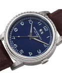 Bruno Magli Mens Dante Embossed Case - Blue Dial - Leather Strap - Date Window - 10.171001.SEA_3ffd54bd-e08b-41f8-bd85-da573f5dd39c