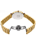 Bruno Magli Womens Miranda Gold-Tone Watch - Checkered Dial - Bordeax Cabochon - 11.171022.GGC_bf03e234-596d-4e46-840a-ac9e3795af40