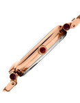 Bruno Magli Womens Miranda Rose Gold-Tone Watch - Checkered Dial - Bracelet - 11.171022.RSB_03cd00ee-b995-4e86-9743-e5eec5c7577f