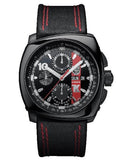 Luminox Mens Tony Kanaan Automatic - Black Steel - 100m - Day/Date - Red Accents - 1181