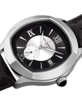 Bruno Magli Amadeo Mens Leather Dial Watch - Stainless Steel - Black Leather - 12.171041.SAA_a9deeca0-c971-45e6-a268-e8531ec1b730