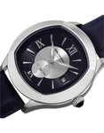 Bruno Magli Mens Amadeo Leather Dial Watch - Stainless Steel - Navy Leather - 12.171041.SBA_536c1542-ca52-4753-b886-a85bbb2a5ce8