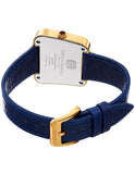 Bruno Magli Womens Emma Gold-Tone Signature - Embossed Leather Strap - Blue - 17.171141.GBC_6fd0e9f3-b4d0-4921-81f5-9cb7474f64bb