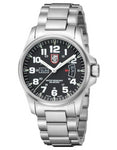 Luminox Field Time Date Watch - Black Dial - Stainless Steel Bracelet - 1822