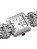 Bruno Magli Womens Mira Petite Square - Stainless Steel - Bracelet - White Dial - 19.171181.STA_11efbb06-26c4-4e72-b595-6c6077561012