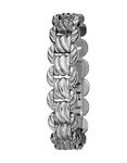 Bruno Magli Mira Silver Textured Link Bracelet - 19.171182.T